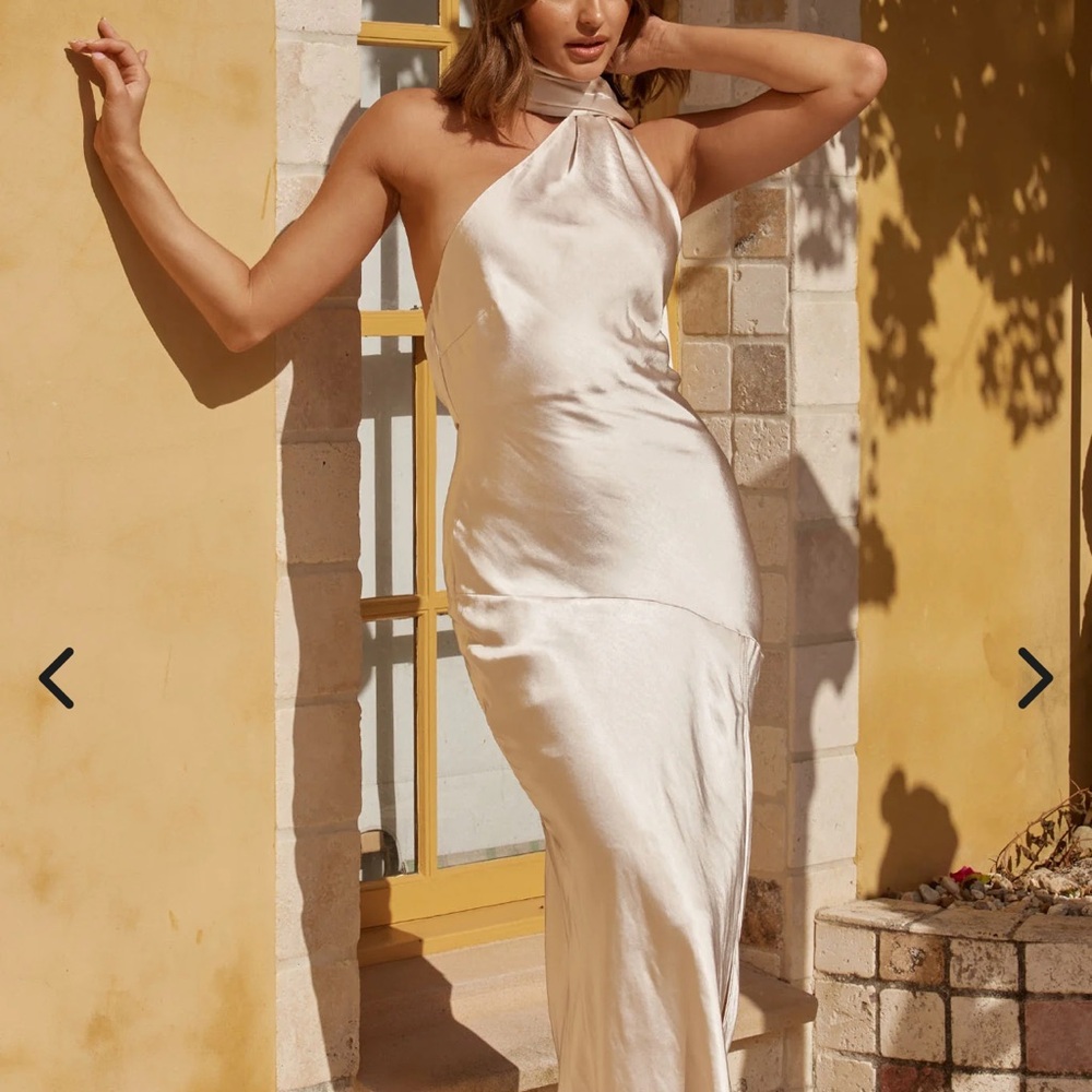 Hello Molly Champagne Dress